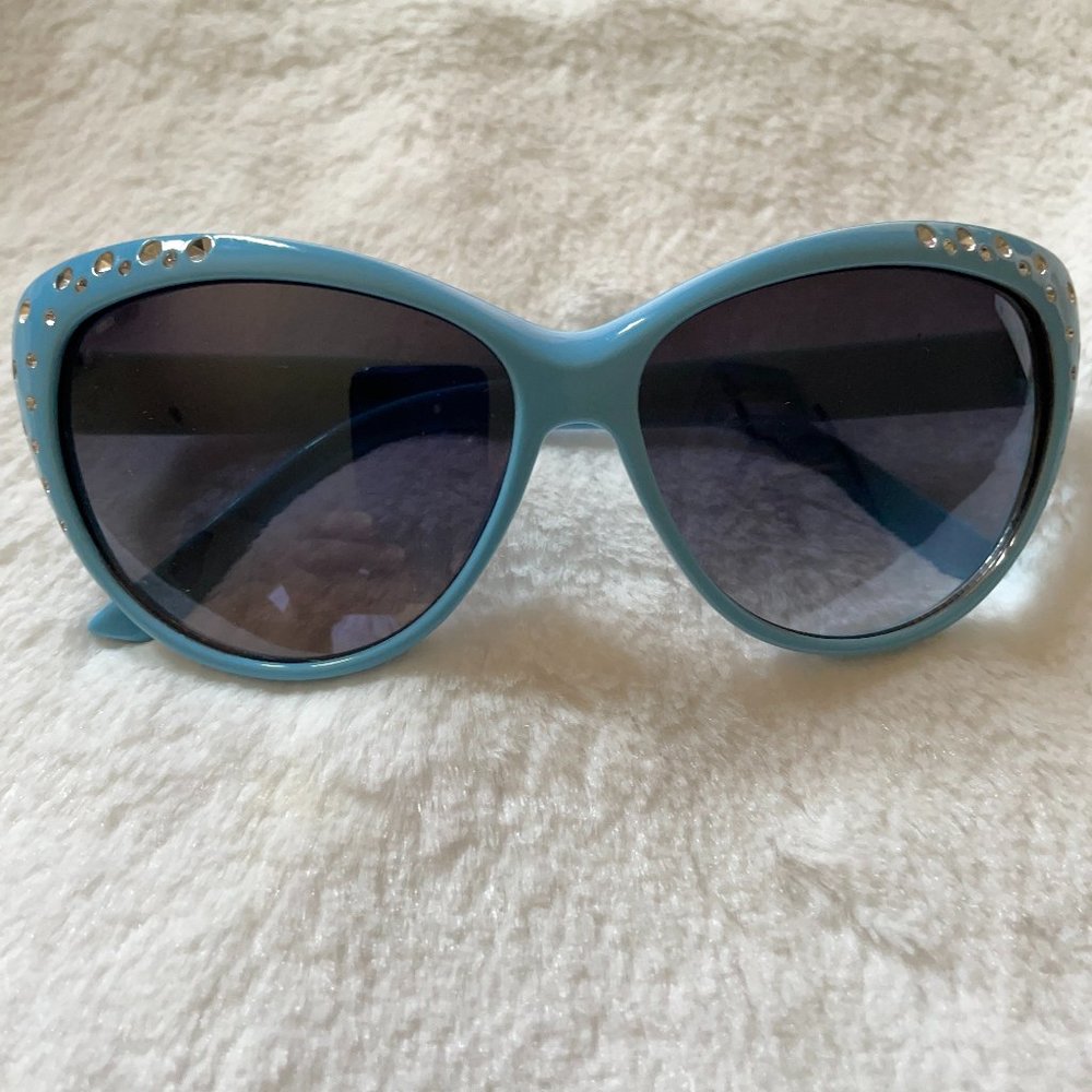 Giselle Retro Cat Eye Rhinestone Sunglasses for Teen Girls Age 4-16